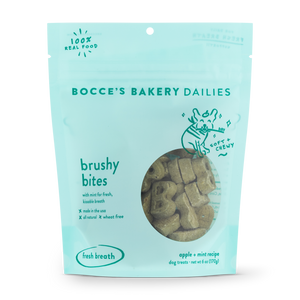 Bocce's Bakery Brushy Bites Soft & Chewy Dog treats
